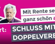 Für Emails - Mit Rente seht ihr auch ganz schön alt aus