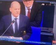 Kanzler und Birkwald in Fragestunde Mittwoch 15-11-2023